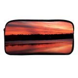 yanfind Pencil Case YHO Sky Beautiful Cool Horizon  Stunning Sunset Sky Clouds Afterglow Dusk Lake Zipper Pens Pouch Bag for Student Office School