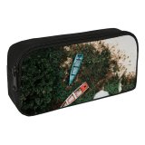 yanfind Pencil Case YHO Boats Above From  Bird's Watercrafts Aerial Shot Zipper Pens Pouch Bag for Student Office School