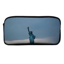 yanfind Pencil Case YHO Monument Liberty Images Sculpture Wallpapers Art Grey Pictures Free York Statue Zipper Pens Pouch Bag for Student Office School