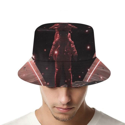 yanfind Adult Fisherman's Hat Gerro Space Astronaut Void ScFi Space Suit Space Adventure Fishing Fisherman Cap Travel Beach Sun protection