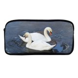 yanfind Pencil Case YHO Beak Sea Fly Duck Swim Froozen Feathers Birds Elegant Graceful Ducks Feather Zipper Pens Pouch Bag for Student Office School