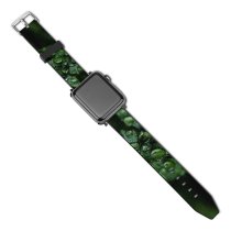 yanfind Watch Strap for Apple Watch Leaves  Drops Dark Plant Droplets Compatible with iWatch Series 5 4 3 2 1