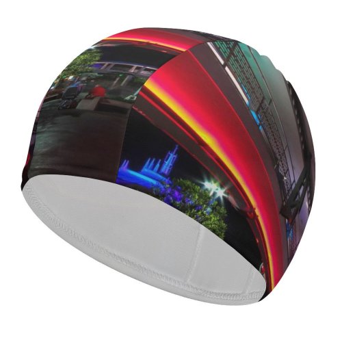 yanfind Swimming Cap Images Tomorrowland Building Buena Public Lake Architecture Urban  Road Magic Meal Elastic,suitable for long and short hair