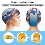 yanfind Swimming Cap Olivier Miche Swiss Alps Mountains  Peaks Switzerland Elastic,suitable for long and short hair