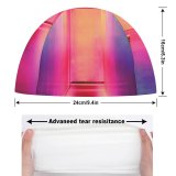 yanfind Swimming Cap Rainbow Images Colorful HQ Texture Colour Wallpapers Inspiration Neon Art Pictures Creative Elastic,suitable for long and short hair