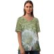 yanfind V Neck T-shirt for Women Splash River Stream Plonk Ripple Ripples Resources Leaf Botany Grass Watercourse Sunlight Summer Top  Short Sleeve Casual Loose