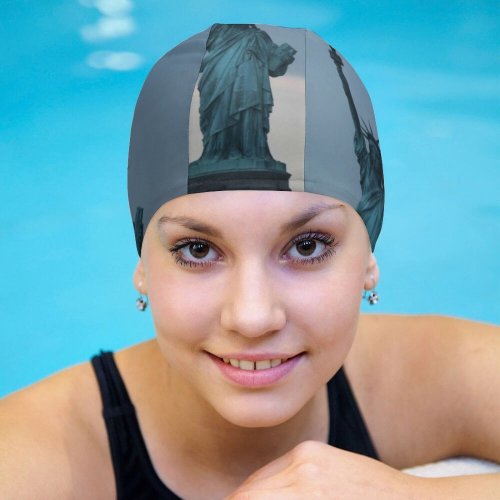 yanfind Swimming Cap Monument Liberty Images Sculpture Wallpapers Art Grey Pictures Free York Statue Elastic,suitable for long and short hair