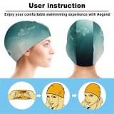 yanfind Swimming Cap Comfreak Space Astronaut Space Travel Gravity  Nebula Universe Galaxy  Astronomy Elastic,suitable for long and short hair