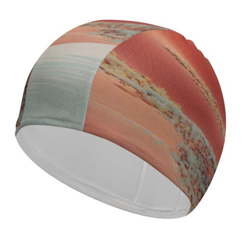 yanfind Swimming Cap Sand Dunes Desert Landscape Evening  X Microsoft Elastic,suitable for long and short hair