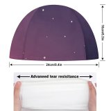 yanfind Swimming Cap Love Kissing Couple Silhouette Starry Sky Romantic Lovers Pair Elastic,suitable for long and short hair