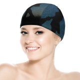 yanfind Swimming Cap Love Couple Lovers Proposal Silhouette Starry Sky Romantic Engagement Elastic,suitable for long and short hair