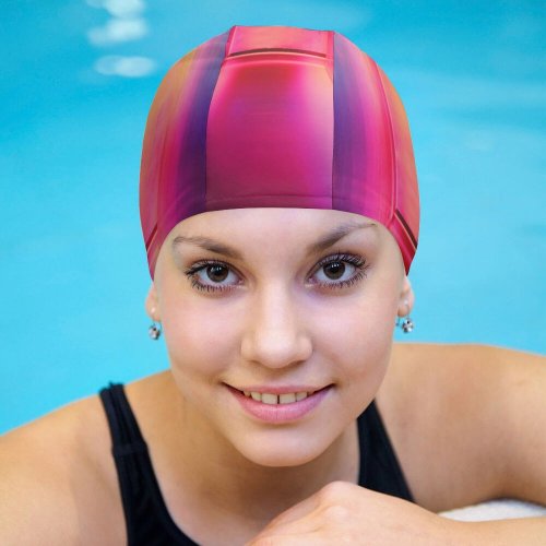 yanfind Swimming Cap Rainbow Images Colorful HQ Texture Colour Wallpapers Inspiration Neon Art Pictures Creative Elastic,suitable for long and short hair