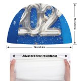 yanfind Swimming Cap Celebrations Year Happy Balloons Party Elastic,suitable for long and short hair