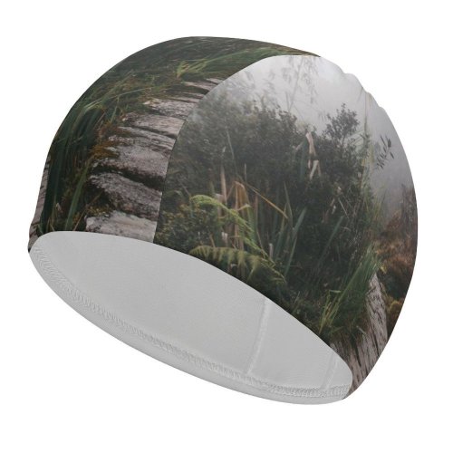 yanfind Swimming Cap Yoga Images Peru Path Reed Building Flora Backpacking Grass Plant Agavaceae Free Elastic,suitable for long and short hair