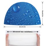 yanfind Swimming Cap Droplets Drops Elastic,suitable for long and short hair