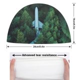 yanfind Swimming Cap Airplane Trees Aerial Forest Alpine Trees Elastic,suitable for long and short hair