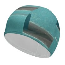yanfind Swimming Cap Minimal Images Ocean Wallpapers Turquoise Sea Outdoors Solid Free  Tiers Lines Elastic,suitable for long and short hair