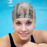 yanfind Swimming Cap Lovely Images Pet Wallpapers Plant Outdoors Pictures Creative Grey Dog Commons Elastic,suitable for long and short hair