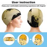 yanfind Swimming Cap  Desipris  Flying Bird Sunset Trees Silhouette Scenic Evening Dawn Elastic,suitable for long and short hair