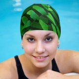 yanfind Swimming Cap Leaves Ferns Leaf Spring Closeup Elastic,suitable for long and short hair