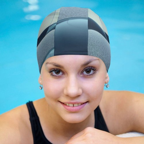 yanfind Swimming Cap Karan Gujar Graphics CGI Mirror Surreal Clear Sky Elastic,suitable for long and short hair