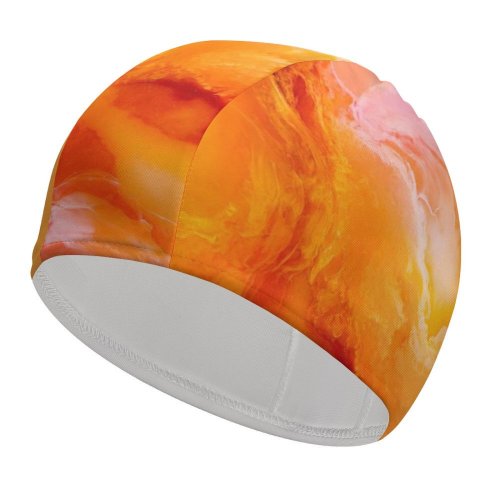 yanfind Swimming Cap Robert Kohlhuber Abstract Liquid Art Pearl Fluid Elastic,suitable for long and short hair