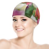 yanfind Swimming Cap Flowers Tulip Flowers Multicolor Colorful Tulips Field Purple Beautiful Flower Garden Elastic,suitable for long and short hair