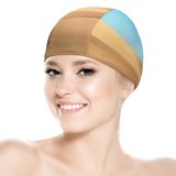 yanfind Swimming Cap Desert Sand Dunes Clear Sky Elastic,suitable for long and short hair