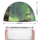 yanfind Swimming Cap Dominic Kamp Northern Lights Aurora Borealis Iceland Elastic,suitable for long and short hair