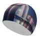 yanfind Swimming Cap GoMustang Qingdao China Night Cityscape City Lights Reflections Elastic,suitable for long and short hair