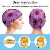 yanfind Swimming Cap Yousef Espanioly Flowers Daisies Spring  Bloom Closeup Floral Beautiful Elastic,suitable for long and short hair