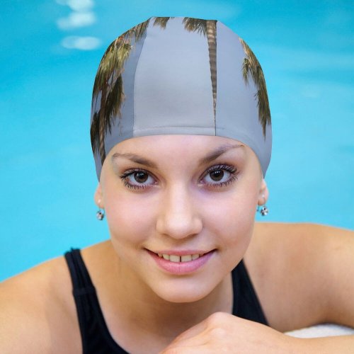 yanfind Swimming Cap Images HQ Sky Wallpapers Plant Beach Tropical Travel Tree Beauty Free Palm Elastic,suitable for long and short hair