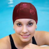 yanfind Swimming Cap Tomislav Jakupec Abstract Love Hearts Bokeh Blurred Digital Art Heart Valentines Elastic,suitable for long and short hair