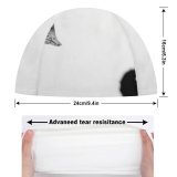 yanfind Swimming Cap Minimal Images  B&W Blot HQ Public Wallpapers Simple Fountain Detail Writing Elastic,suitable for long and short hair