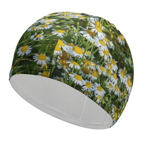 yanfind Swimming Cap Москва Images Chamomile Ogorod Огород» Сад Flowers Aster Ботанический Plant Asteraceae Garden Elastic,suitable for long and short hair