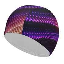 yanfind Swimming Cap Dante Metaphor Abstract Rays Colorful Glowing Dark Elastic,suitable for long and short hair