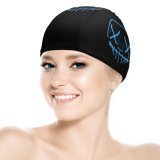 yanfind Swimming Cap Purge Images Muscles Aunted Party Wallpapers Horror Gym Halloween Fitness Costume Led Elastic,suitable for long and short hair