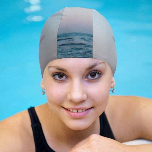 yanfind Swimming Cap Images Blimp Ocean Public Airship 日本 Prefecture Wallpapers Outdoors Aircraft Dawn Transportation Elastic,suitable for long and short hair