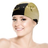 yanfind Swimming Cap  Desipris  Flying Bird Sunset Trees Silhouette Scenic Evening Dawn Elastic,suitable for long and short hair
