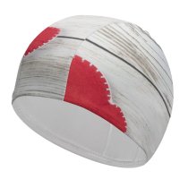 yanfind Swimming Cap Jernej Furman Love Hearts Heart Wooden Elastic,suitable for long and short hair