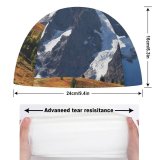 yanfind Swimming Cap Sven Muller Meije Mountains Alps Landscape Elastic,suitable for long and short hair