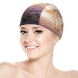 yanfind Swimming Cap Gerard Spring Sunrise Bloom Purple Flowers Heath Elastic,suitable for long and short hair