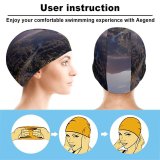yanfind Swimming Cap Fiordland National Park Mountains Sunrise Forest River Zealand Elastic,suitable for long and short hair