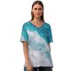 yanfind V Neck T-shirt for Women Pok Rie Ocean Waves Aerial Drone Photo Summer Top  Short Sleeve Casual Loose