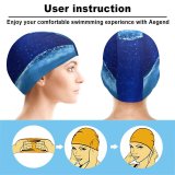 yanfind Swimming Cap Tomislav Jakupec Abstract Digital Art  Particles Elastic,suitable for long and short hair
