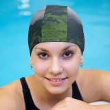 yanfind Swimming Cap Images Fog Mist River Alps Grass Wallpapers  Outdoors Crest Snowdon Cloudy Elastic,suitable for long and short hair
