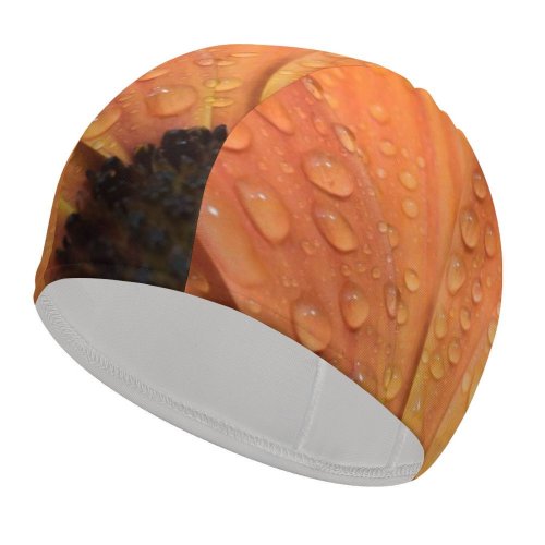 yanfind Swimming Cap Skitterphoto Flowers Daisy Macro Drops Dew Petals  Bloom Elastic,suitable for long and short hair