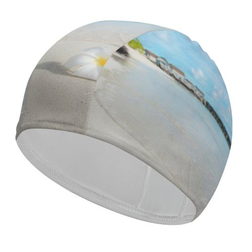 yanfind Swimming Cap Shoreline Images Ocean Land Wallpapers Sea Beach Plant Tropical Outdoors Summer Pictures Elastic,suitable for long and short hair