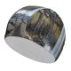 yanfind Swimming Cap Atanas Malamov Svartifoss Waterfall Vatnajökull National Park Lava Columns Rocks Iceland Elastic,suitable for long and short hair