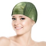 yanfind Swimming Cap Johannes Plenio Forest Path Fall Calm Elastic,suitable for long and short hair